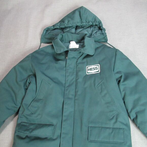 Hess Jacket Mens Size Medium Green Gas Station Heavy Duty Winter Coat Streetwear - Picture 3 of 10